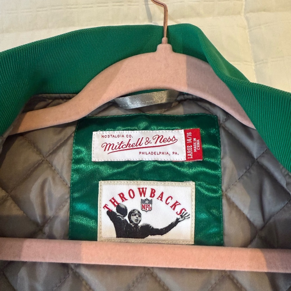 Mitchell & Ness Eagles Bomber Jacket - image 6